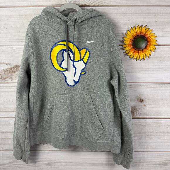 Nike Tops - los angeles‎ rams nike pullover hoodie M